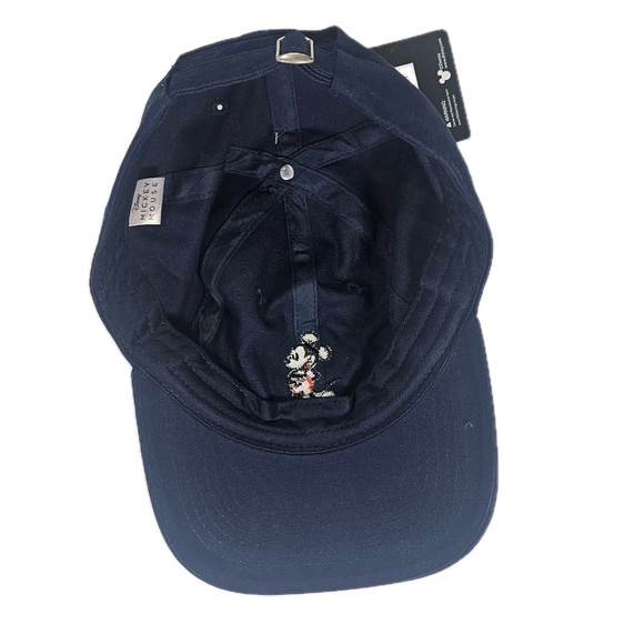 Disney Mickey Mouse Hat Cap Strap Back Embroidered Cartoon Mens One Size - Picture 4 of 6
